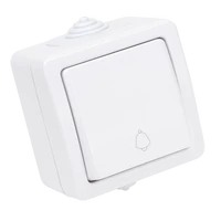 Tracon TR-PH07 Falon kívüli csengőnyomó 10AX/250VAC, IP54, (N101)