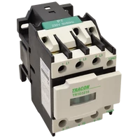 Tracon TR1D1201B4 Kontaktor 400V, 50Hz, 12A, 5,5kW, 24V DC, 3×NO+1×NC