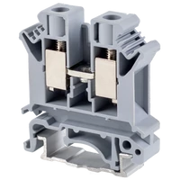 Tracon TSKA10 Fázisvezető ipari sorozatkapocs, csavaros, sínre, szürke 0,5-10mm2, 800VAC, 76A