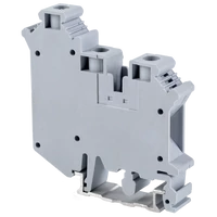 Tracon TSKA10/3 Háromkapcsos ipari sorozatkapocs, csavaros, sínre, szürke 800V 76A 0.5-16 mm2