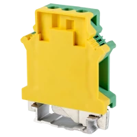 Tracon TSKA16JD Védővezető ipari sorozatkapocs, csavaros, sínre, zöld/sárga 2,5-16mm2, 101A