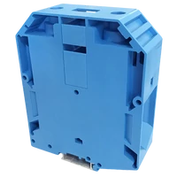 Tracon TSKA240-K Nullavezető ipari sorozatkapocs, csavaros, sínre, kék 70-240mm2, 1000VAC, 415A