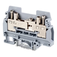 Tracon TSKA6S Mérő ipari sorozatkapocs, csavaros, sínre, szürke 0,5-6mm2, 400VAC, 57A