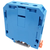 Tracon TSKA95-K Nullavezető ipari sorozatkapocs, csavaros, sínre, kék 25-95mm2, 1000VAC, 232A
