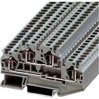 Tracon TSKB1/EK Emeletes ipari sorozatkapocs, rugós, sínre, kék 0,14-1,5mm2, 500VAC, 17,5A