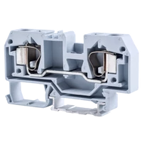 Tracon TSKC10 Fázisvezető ipari sorozatkapocs, rugós, sínre, szürke 800V 57A 0.2-10 mm2 2P