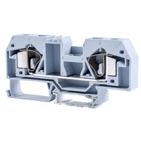 Tracon TSKC16 Fázisvezető ipari sorozatkapocs, rugós, sínre, szürke 800V 76A 0.2-16 mm2 2P
