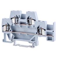 Tracon TSKC2,5E Emeletes ipari sorozatkapocs,rugós, sínre, szürke 500V 20A 0.08-2.5 mm2 4P