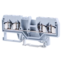 Tracon TSKC2,5/4 Fázisvezető ipari sorozatkapocs, rugós, sínre, szürke 800V 20A 0.08-2.5 mm2 4P