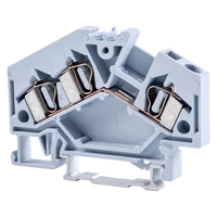 Tracon TSKC4/3D Fázisvezető ipari sorozatkapocs, rugós, sínre, szürke 800V 32A 0.08-4 mm2 3P