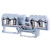 Tracon TSKC4/4 Fázisvezető ipari sorozatkapocs, rugós, sínre, szürke 800V 26A 0.08-4 mm2 4P