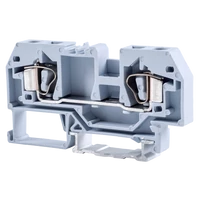 Tracon TSKC6 Fázisvezető ipari sorozatkapocs, rugós, sínre, szürke 800V 41A 0.2-6 mm2 2P