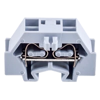 Tracon TSKD1,5 Mini rugós ipari sorozatkapocs, csavarral rögzíthető, szürke 400V 18A 0.08-1.5 mm2 2P