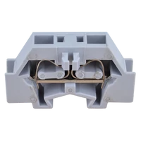 Tracon TSKD2,5 Mini rugós ipari sorozatkapocs, csavarral rögzíthető, szürke 500V 24A 0.08-2.5 mm2 2P