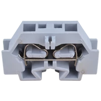 Tracon TSKD4 Mini rugós ipari sorozatkapocs, csavarral rögzíthető, szürke 690V 24A 0.08-4 mm2 2P