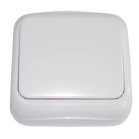 Tracon TTK-03 Falon kívüli kétpólusú kapcsoló (tapétakapcsoló) 10AX/250VAC, IP20 (102)