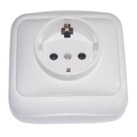 Tracon TTK-11 Falon kívüli csatlakozóaljzat (tapétakapcsoló) 16A/250VAC, IP20