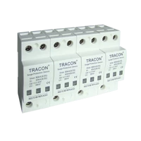 Tracon TTV-B440 Túlfeszültségvédő készülék, 2.-es típus 40kA, 4P
