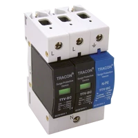 Tracon TTV-BC225-2 Túlfeszültségvédő készülék, 2.-es típus, csillagpontos 25kA, 2+1P