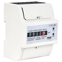 Tracon TVOF1M4 Elektromech. fogyasztásmérő, közvetlen, 1 fázisú, 4 modul 230VAC / 10(100)A