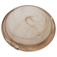 Tracon UFO-1-B Üveg mennyezeti UFO lámpatest, bézs 230V, 50Hz, E27, max.1×60W, D=300 mm