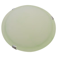 Tracon UFO-1-Z Üveg mennyezeti UFO lámpatest, zöld 230V, 50Hz, E27, max.1×60W, D=300 mm