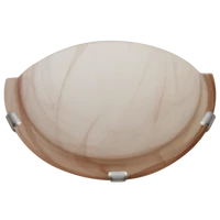 Tracon UFO-F-B Üveg oldalfali fél UFO lámpatest, bézs 230V, 50Hz, E27, max.1×60W, D=300 mm