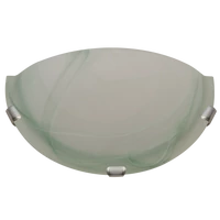 Tracon UFO-F-Z Üveg oldalfali fél UFO lámpatest, zöld 230V, 50Hz, E27, max.1×60W, D=300 mm