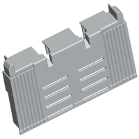 Tracon UGS-KETO-003/R95T/32 Érintésvédelmi burkolat, 3P 00, 3P, h1=32 mm, R95T