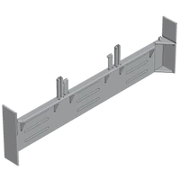 Tracon UGS-KETO-1-3/39-34 Érintésvédelmi burkolat, 3P 1, 3P, h1=39 mm / 34 mm