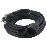 Tracon UH20RN Univerzális hosszabbító gumi kábellel 1xSCHUKO, 20m, 16A/250VAC, 3x1,5mm2 H07RN-F, Pmax.:3680 W