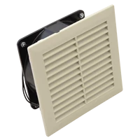 Tracon V150 Szellőztető ventilátor szűrőbetéttel 150×150mm, 150/170m3/h, 230V 50-60Hz, IP54