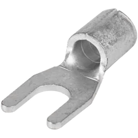 Tracon V4-3 Szigeteletlen villás saru, ónozott elektrolitréz 4mm2, M3, (d1=3,5mm, d2=3,7mm)