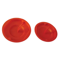 Tracon VAKFED70 Vakolófedél, piros D=76mm