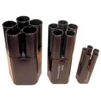 Tracon VE510046 Végelzáró, 5-erű kábelhez, gyantás 5×150-5×240mm2, (5×34,5/11mm+1×98/49mm)