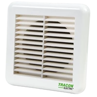 Tracon VFS100 Kültéri fix zsalu ráccsalfürdőszoba ventilátorhoz 151×151×45mm, D=96mm