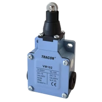 Tracon VM102 Helyzetkapcsoló, görgős fémházas 1xNO+1xNC, 6A/230V AC-15, 0,3A/250V DC-13, IP66