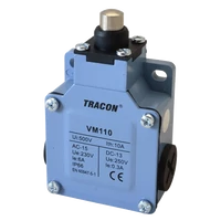 Tracon VM110 Helyzetkapcsoló, kúpos fémházas 1xNO+1xNC, 6A/230V AC-15, 0,3A/250V DC-13, IP66
