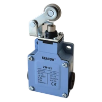 Tracon VM121 Helyzetkapcsoló, karos-görgős fémházas 1xNO+1xNC, 6A/230V AC-15, 0,3A/250V DC-13, IP66