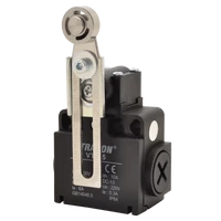 Tracon VT145 Helyzetkapcsoló, lengőkar-görgő 1xNO+1xNC, 6A/230V AC-15, 0,3A/250V DC-13, IP65