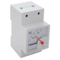 Tracon W45S-230/1 Sínre pattintható analóg teljesítmény mérő 230V/5A