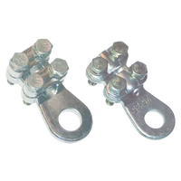 Tracon WCJB-185-240 Csavarozható réz lemezsaru, 4 csavarral 185-240mm2, M12, 4x(M8x35)