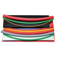 Tracon ZSB-SET Zsugorcső készlet, vékonyfalú, 2:1 zsugorodás, több szín 15×150mm, POLIOLEFIN