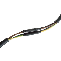 Tracon ZSRSET-3DA Kötéskészlet huzalárnyékolású, 4-erű kábelhez, gyantás 4×150mm2-4×240mm2, (4×50/16mm,l=300mm)+(1×130/36mm,L=1000mm)