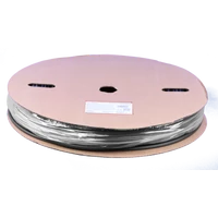 Tracon ZSVR60-D Zsugorcső, vékonyfalú, 3:1zsugorodás, gyantás, fekete, dobon 6/2mm, POLIOLEFIN