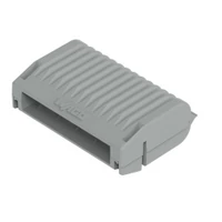 WAGO 207-1333 Gélbox; leágazásokhoz; kábelekhez; géllel előretöltve; 221, 2x73 sorozat; max. 4 mm²-es csatlakozók; vezeték összekötők nélkül; 3-as méret; szürke
