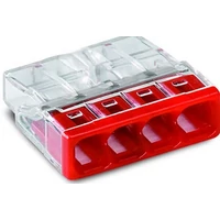 WAGO 2273-204 Vezetékösszekötő átlátszó 4-pólus 0.5-2.5mm2 24A 450V átlátszó