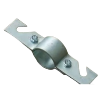 Tetőtartó bilincs, 2 hornyú, 2″-os csőhöz , két végén sliccelt, tüzihorganyzott