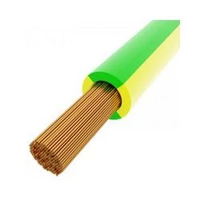 MKH (H05V-K) 1x0,5 mm2 zöld/sárga sodrott réz PVC szigetelésű 450/750V vezeték (100m)