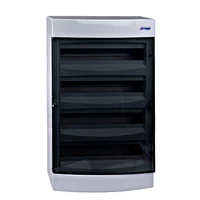 Schrack falon kívüli kiselosztó, 4 soros 72 modulos, átlátszó ajtó IP40 BK080108